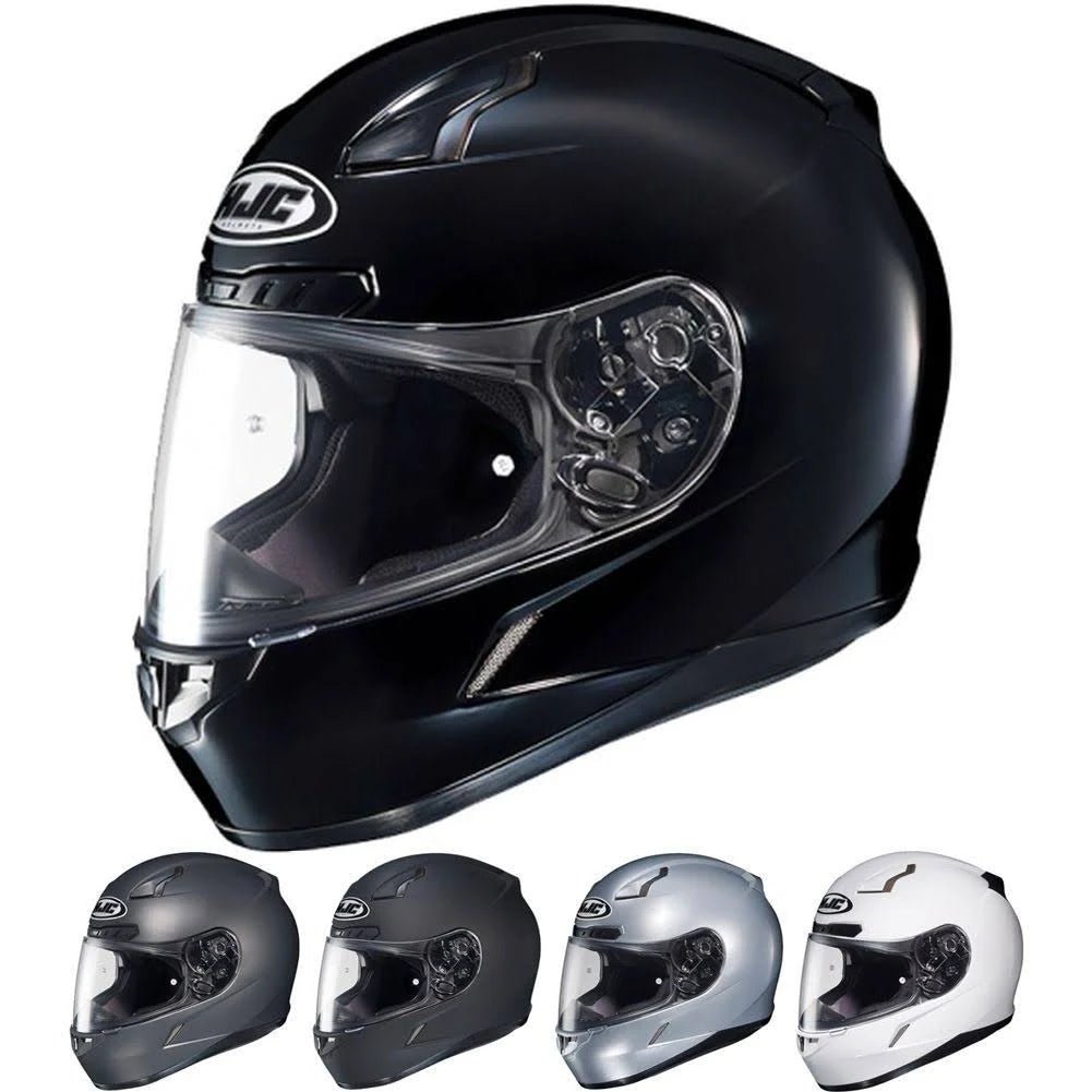 Black Full-Face Motorcycle Helmet U492
