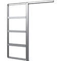 Silver Aluminum Pocket Door Frame U82020