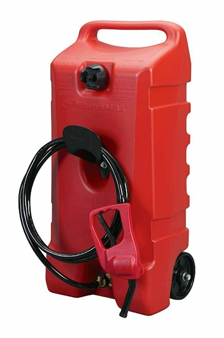 14-Gallon Rolling Gas Can with Transfer Pump S626