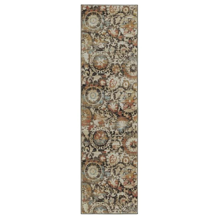 Multi Indoor Floral Runner S1634
