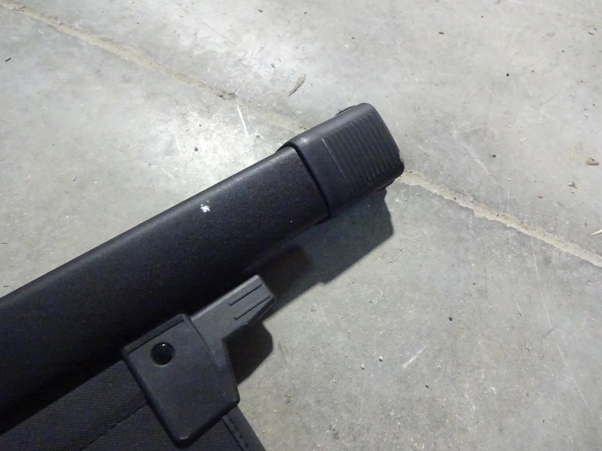 Black Retractable Cargo Cover A176