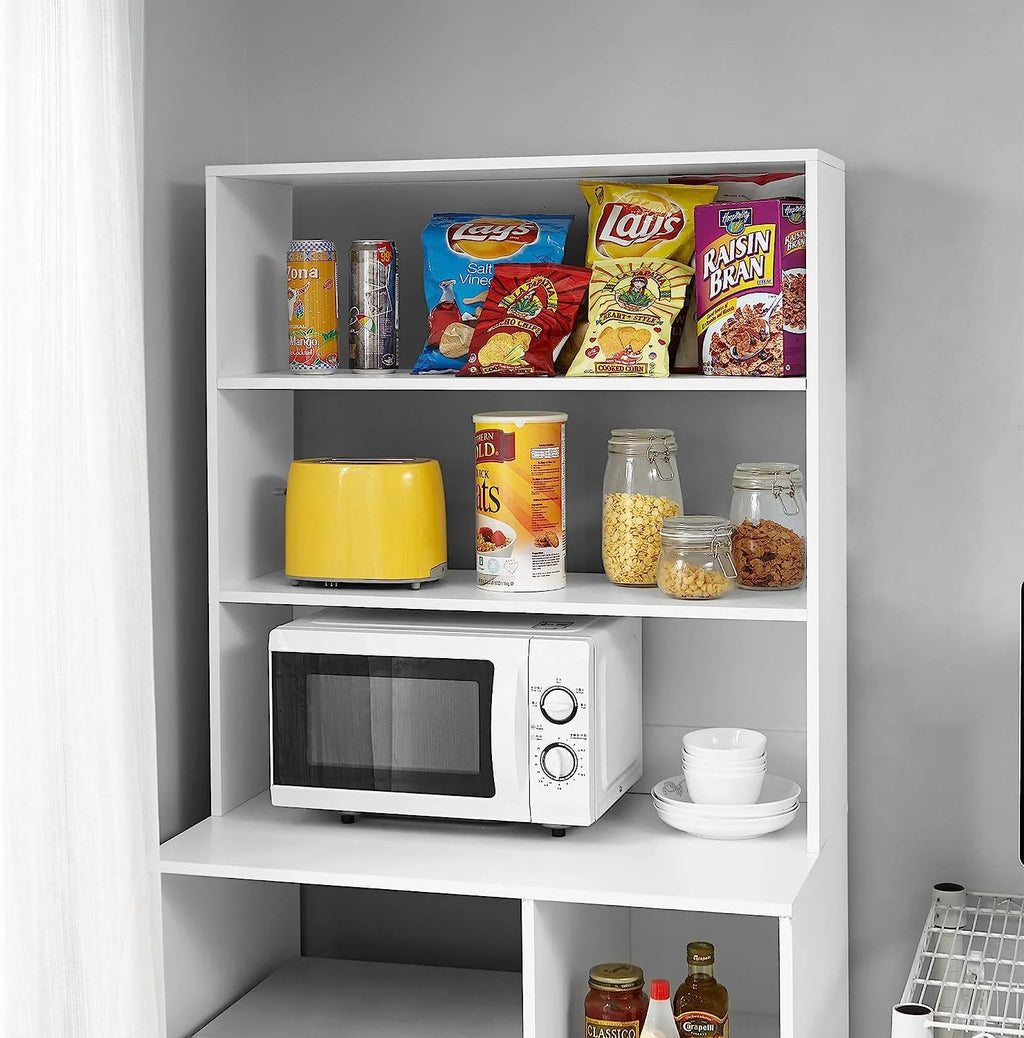 White Mini Fridge Dorm Station with Top B445