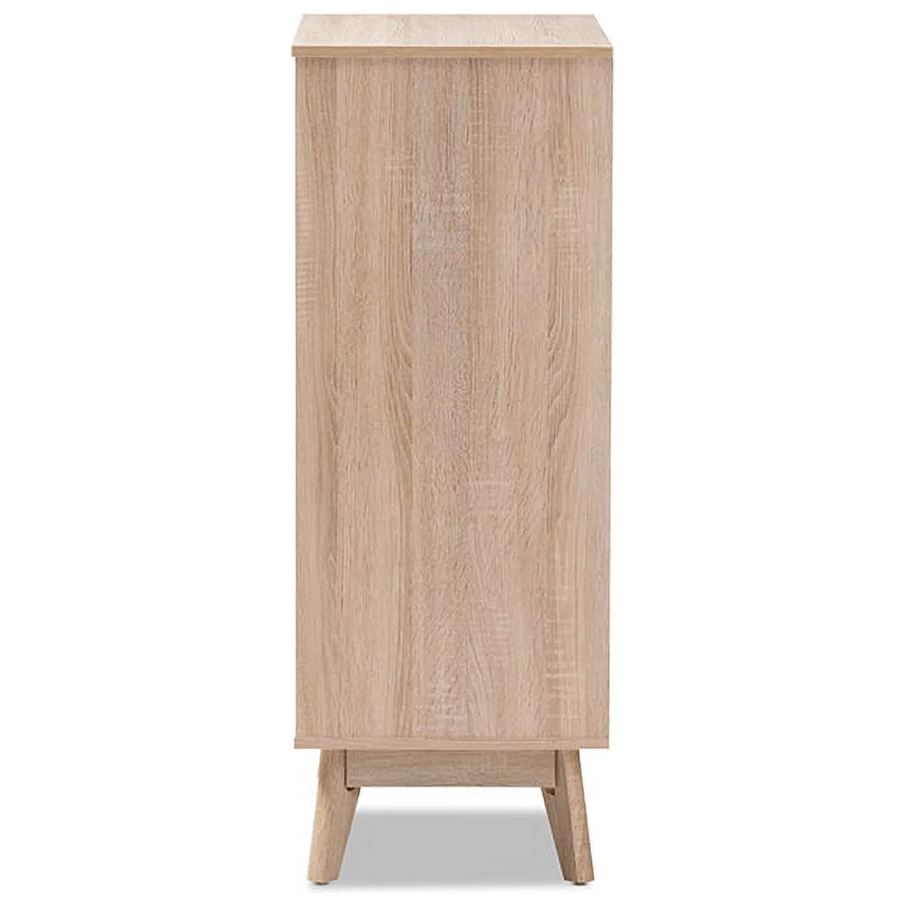 Oak and Grey Wood 5-Drawer Chest U46739