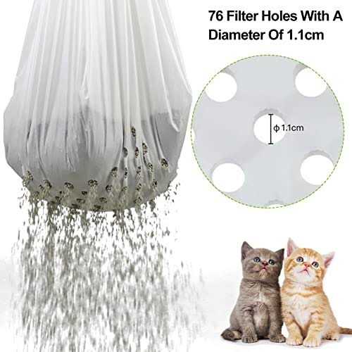 Sifting Cat Litter Box Liners Bags with Holes W608685