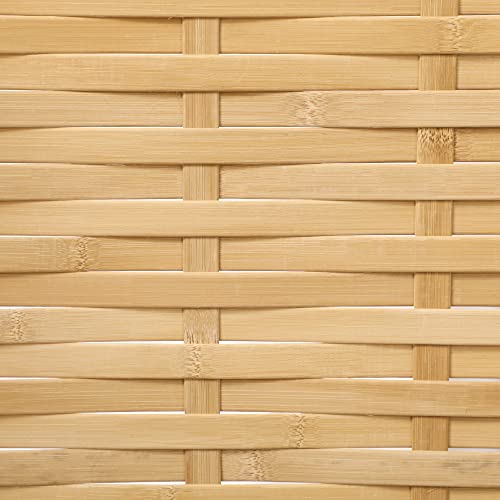 3 Panel 5.5' Tall Bamboo Folding Room Divider Y237366