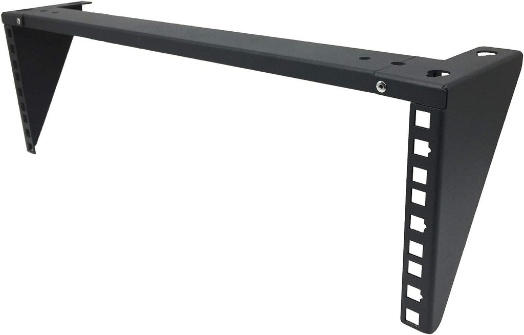 2U Light-Loading Foldable 19 Inches Cold Rolled Steel Vertical Wall Mount Rack Y829053