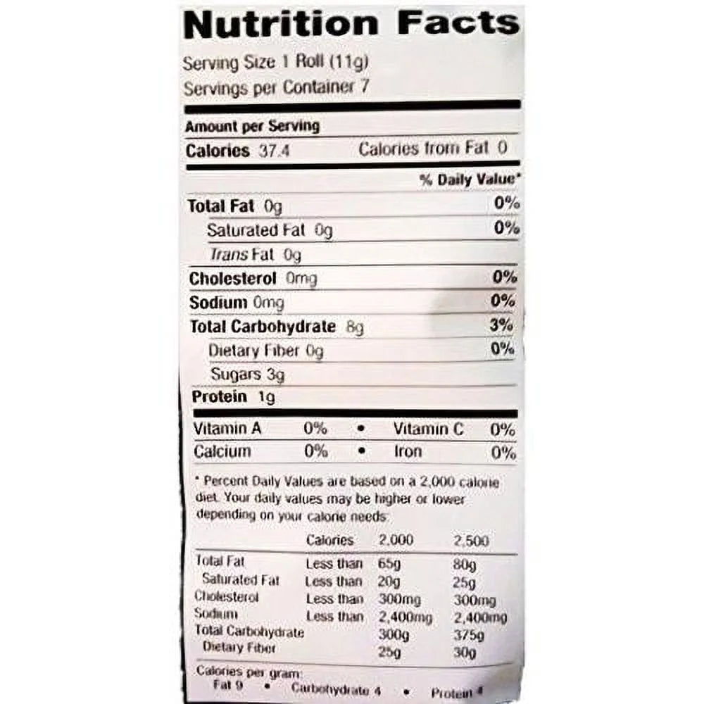 Crunchy Wheat Roll Snack 2.7 oz 12 Packs B638530