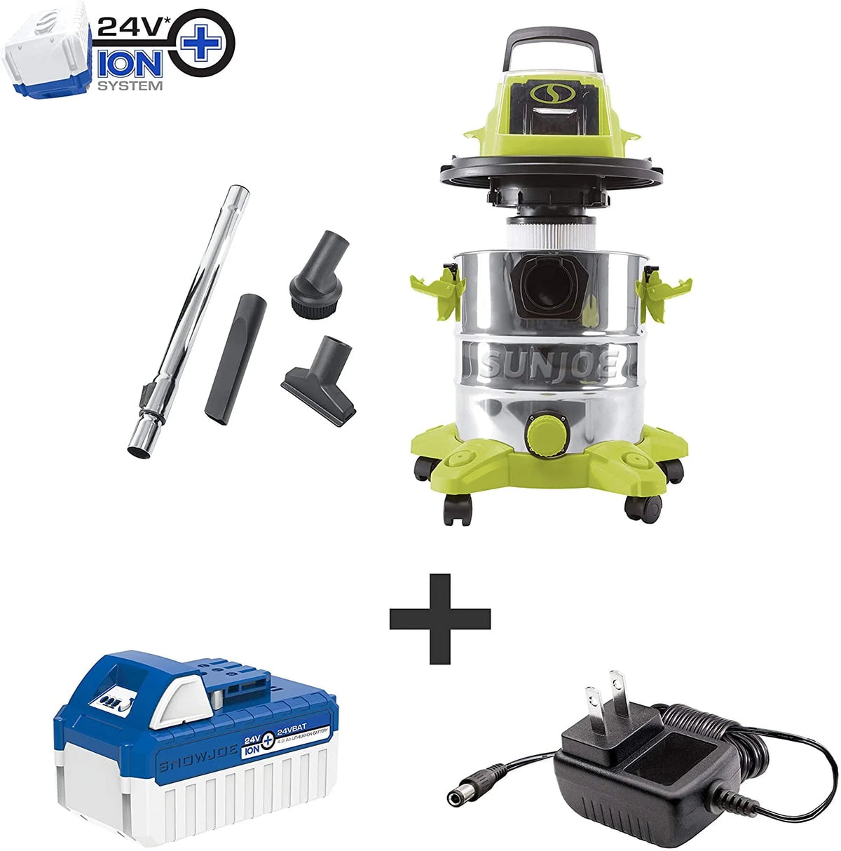 Cordless Stainless Steel 5.3-gal Wet Dry Vacuum N24261