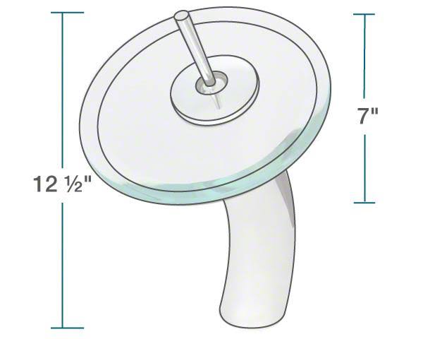 Crystal-abr Bathroom Waterfall Faucet E61278