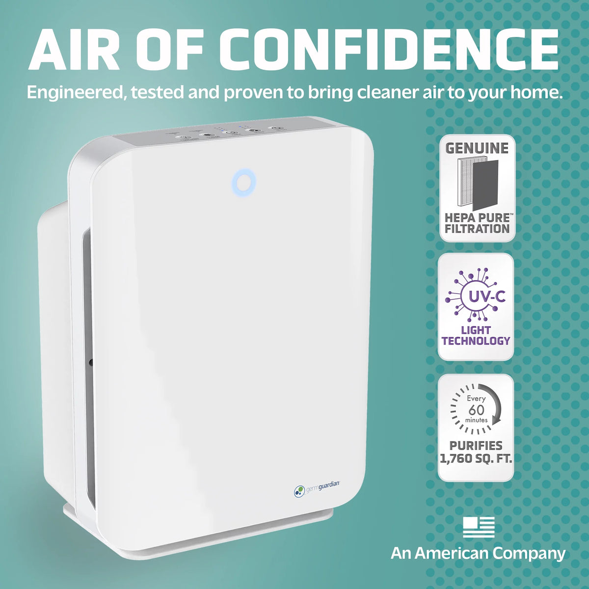 Air Purifier with HEPA Filter and UV-C U539326