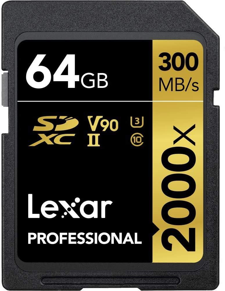 Pack of 3 64GB (192GB Total) SDXC UHS-II Memory Cards with Reader & Case J529062