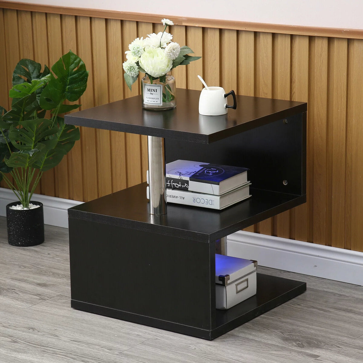 S-shaped LED Coffee Table A64769