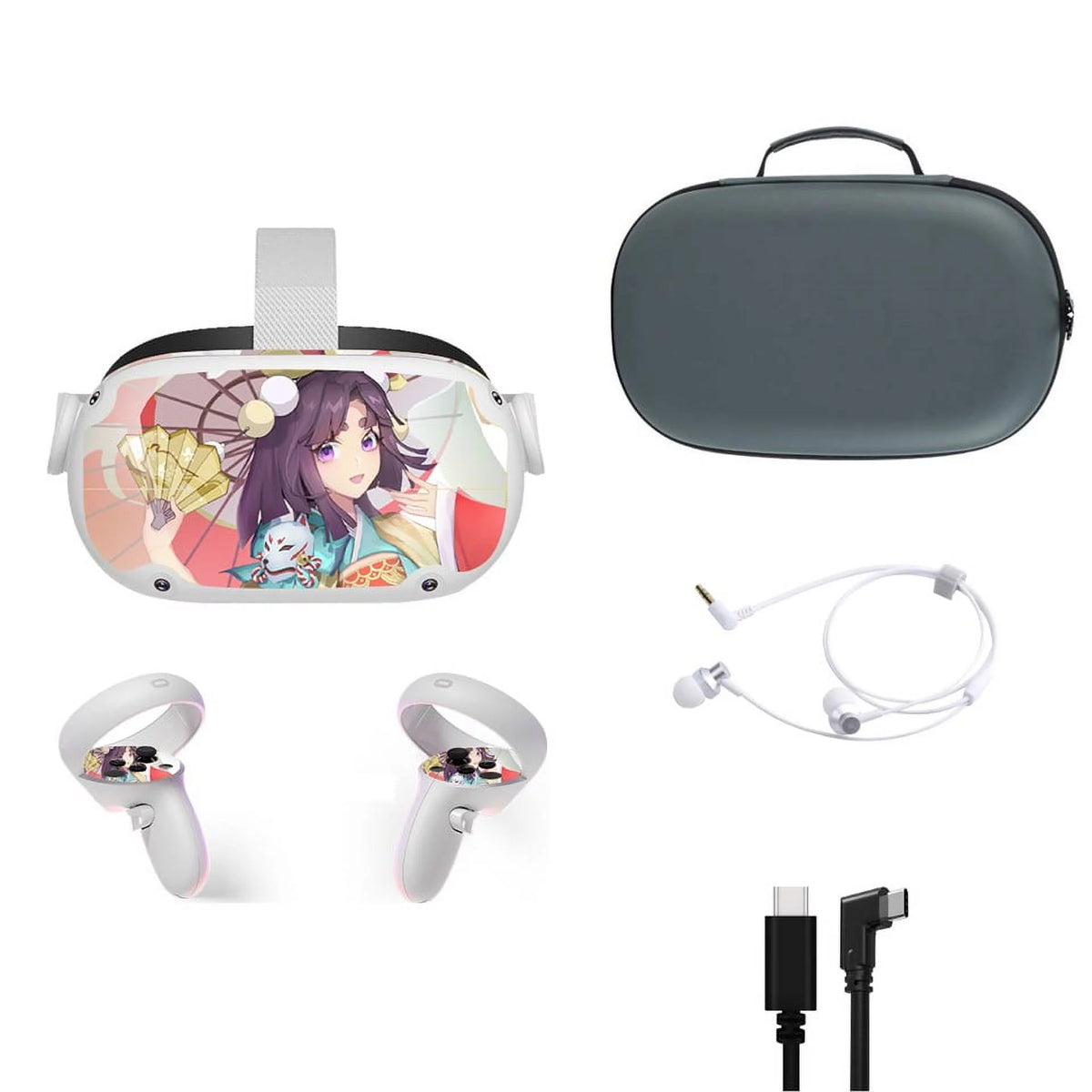All-In-One VR Headset with Touch Controllers 128GB J6782
