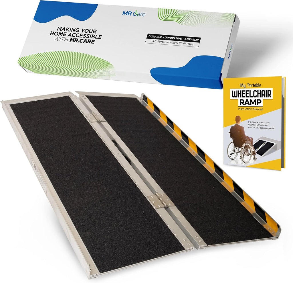 Portable Lightweight Foldable Wheelchair Ramp with Handle 6FT S65133