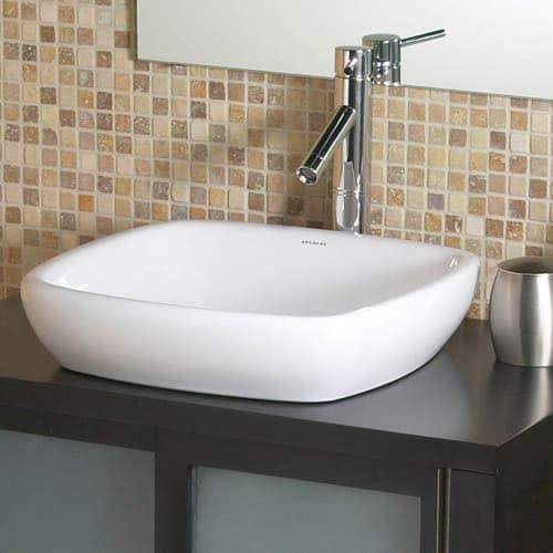 Semi-Recessed Vessel White M7169