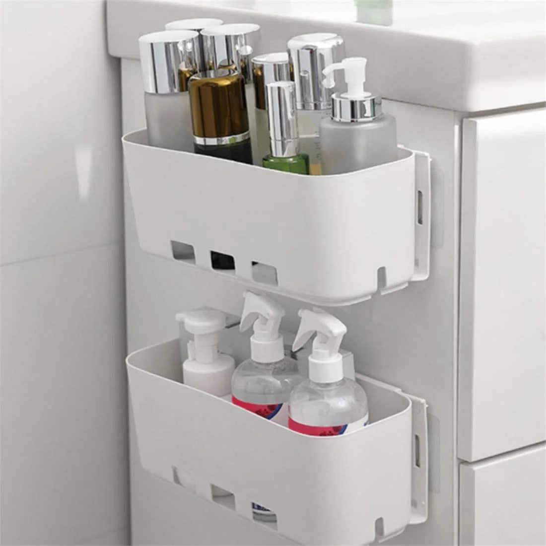Pull-Out Closet Shelf Basket Organizer Drawers Storage Basket Z793022