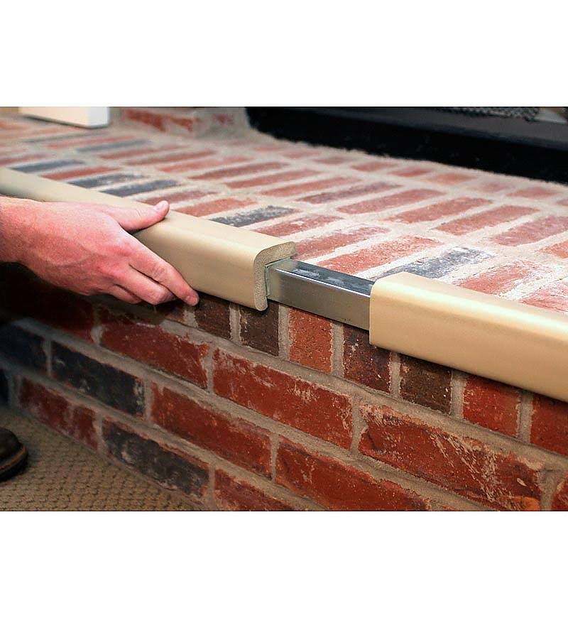 Brown Metal-Backed Hearth Guard P863250