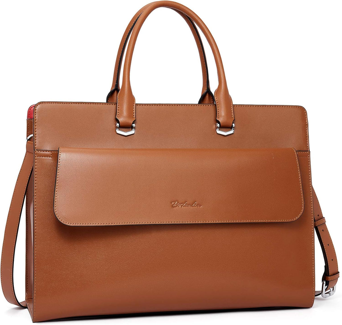 15.6 Inch Leather Laptop Shoulder Bag M1012