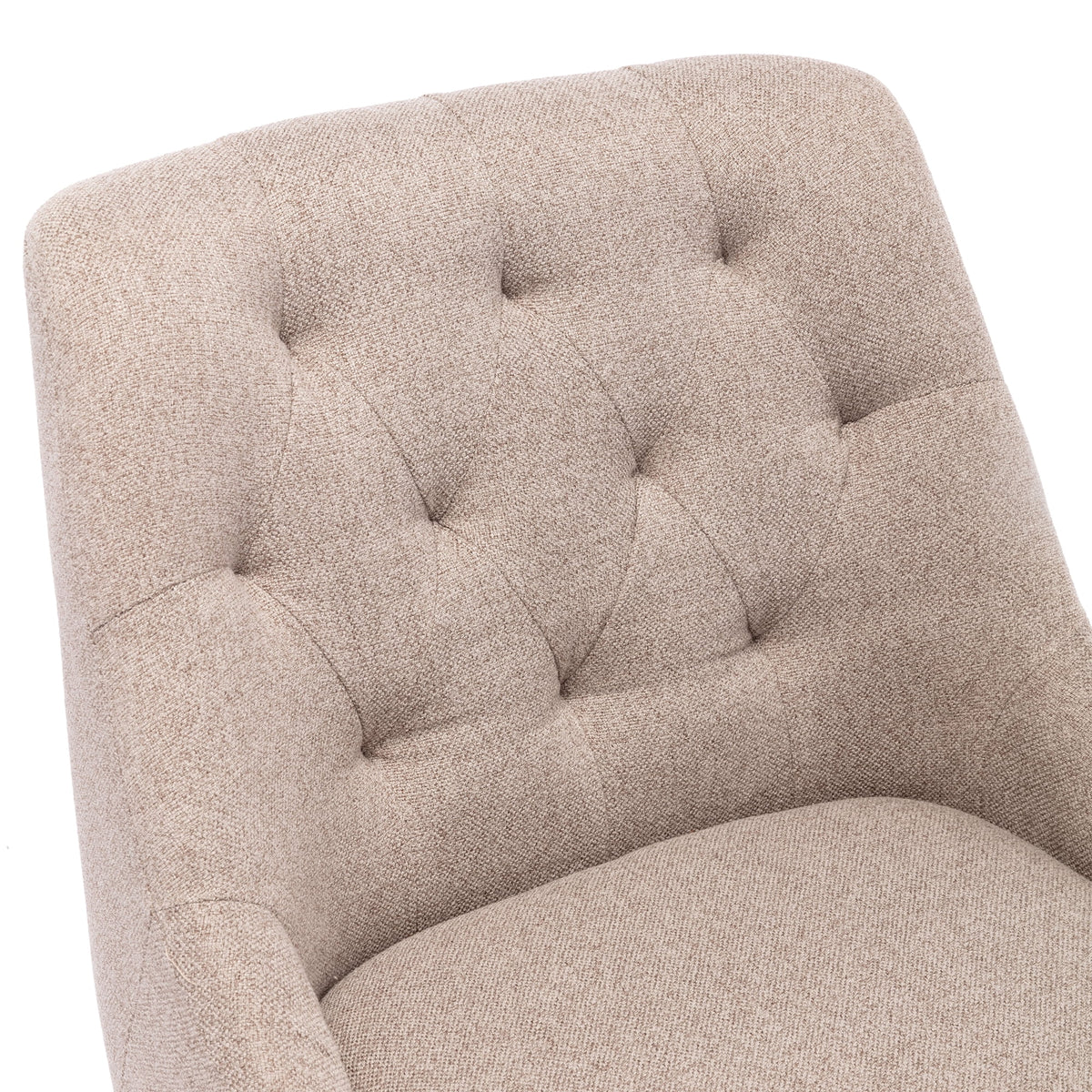 Swivel Home Office Desk Chair with Silver Foot Base I183