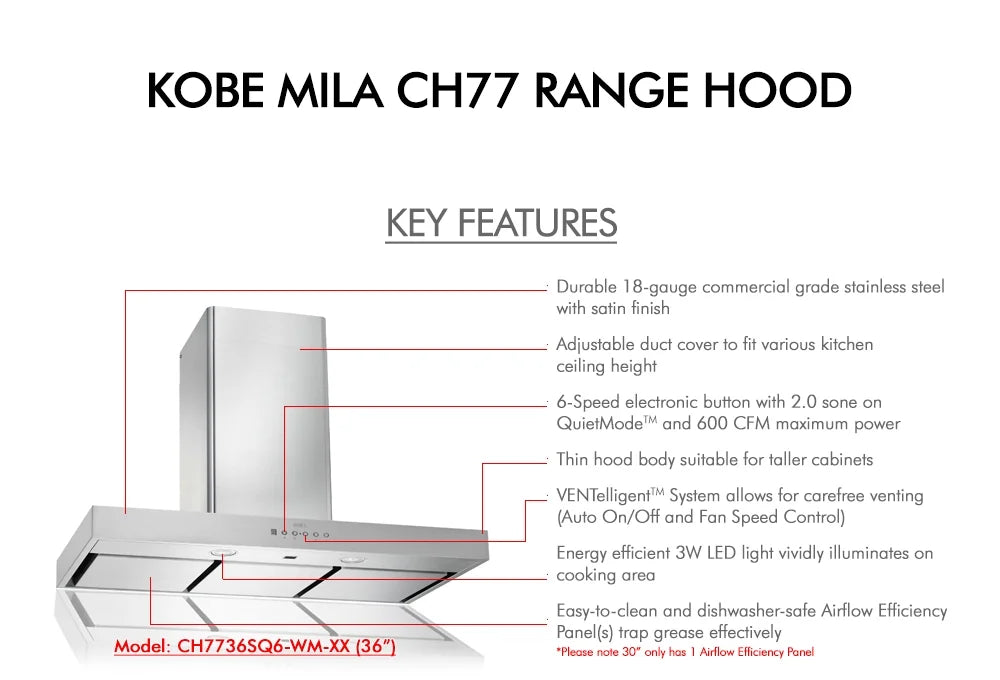 30-Inch Wall Mount Range Hood in Stainless Steel U653460