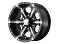 18x22 inch 18x9 Black/Milled Wheel Rim C5236