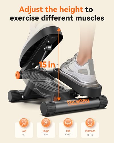 Mini Stepper with Resistance Bands and LCD Monitor P8757