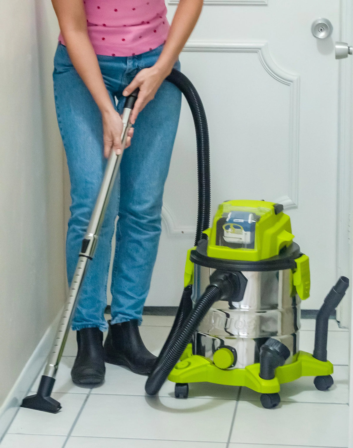 Cordless Stainless Steel 5.3-gal Wet Dry Vacuum N24261