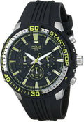 Black Analog Chronograph Watch F100971