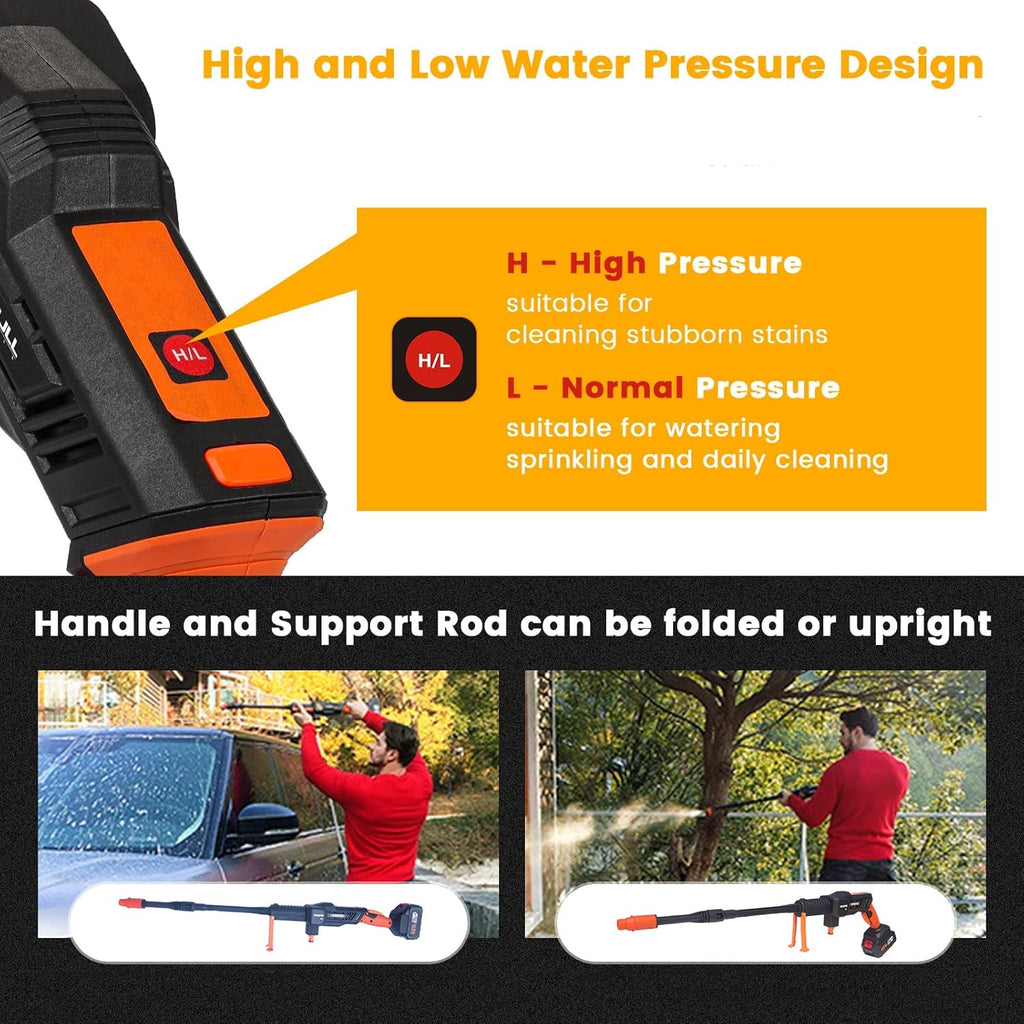 Cordless Pressure Washer 15AH 1160 PSI 20V O63903
