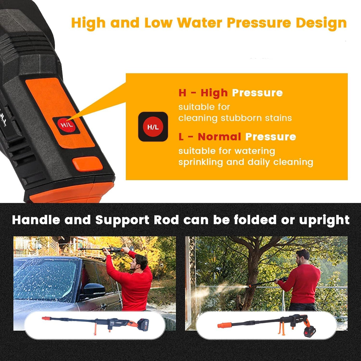 Cordless Pressure Washer 15AH 1160 PSI 20V O63903
