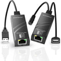 USB 2.0 Ethernet Extender Over Cat5e/Cat6/CAT7 T63487