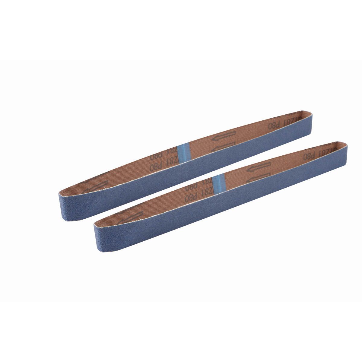 1 in. x 30 in. 80 Grit Sanding Belt, 2 Pack H946