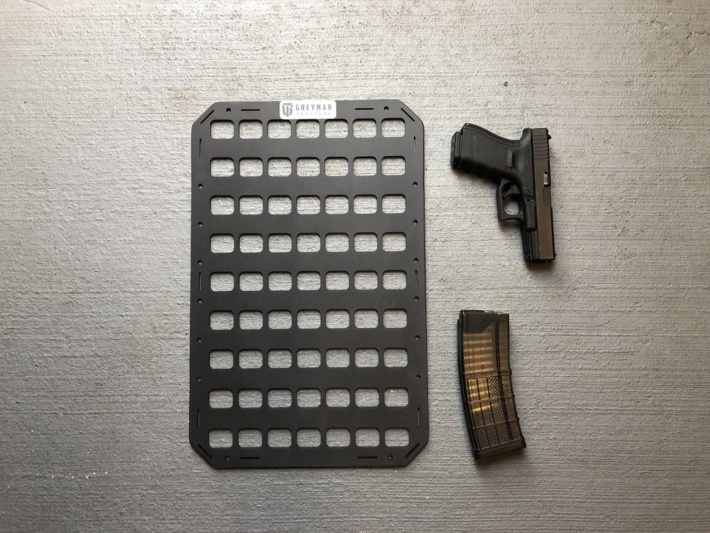 Black 12.25 x 19 Rigid Molle Panel H3563