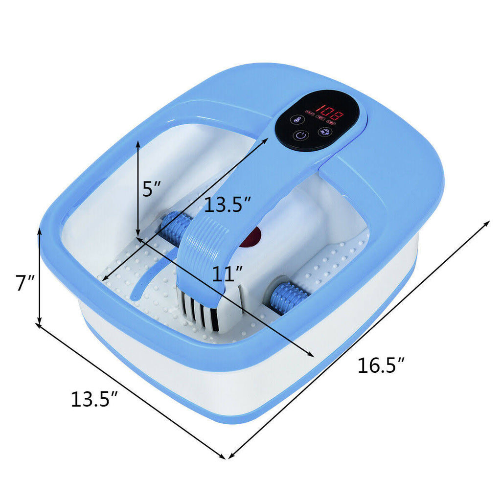 Blue Electric Foot Bath Massager S825