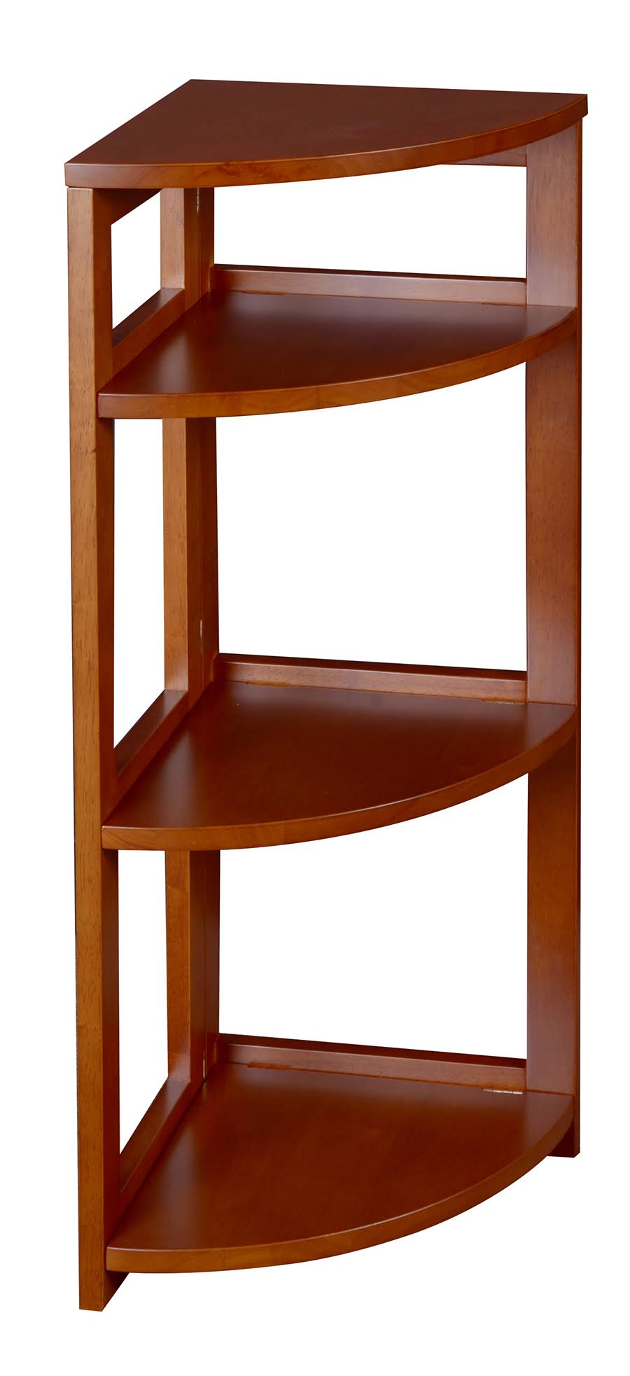 Oak Folding Corner Bookcase T211