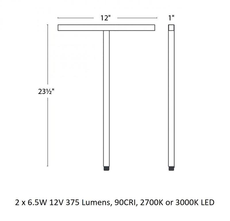Bronze LED Single Path Light P2266