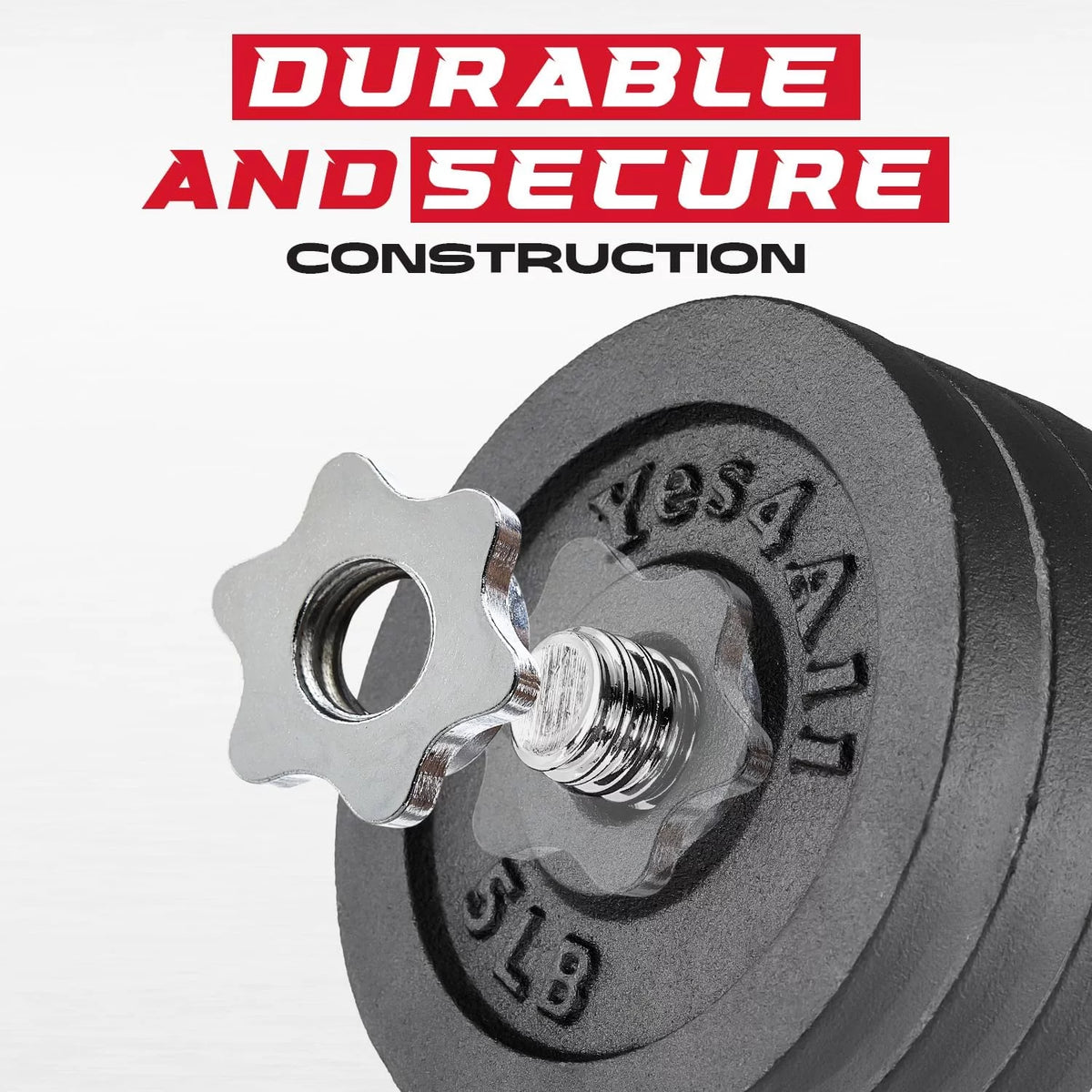 105 lbs Adjustable Cast Iron Dumbbell Set C587