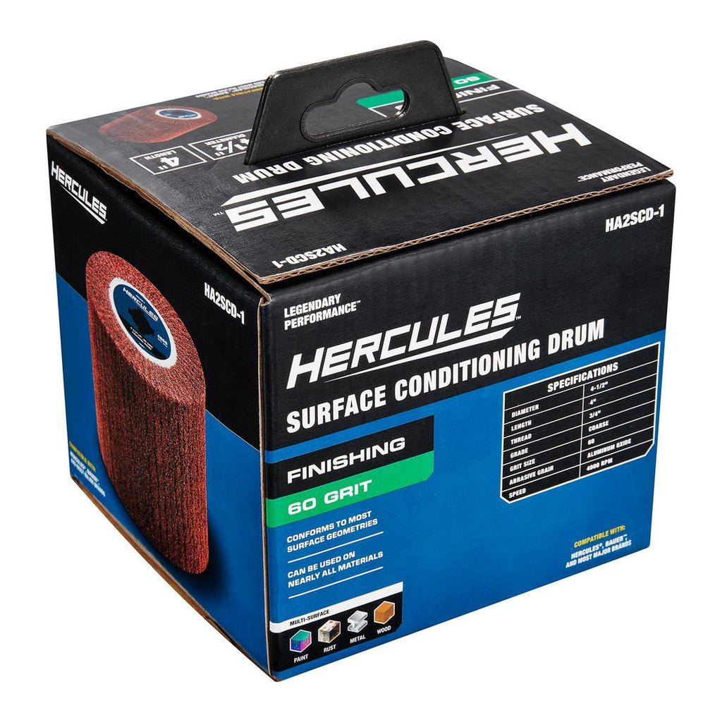 4-1/2 in. x 4 in. x 3/4 in. 60-Grit Finishing Drum O250