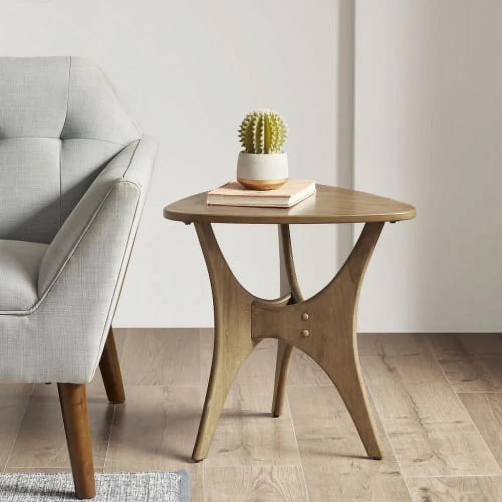 Light Brown Wood Side Table N55181