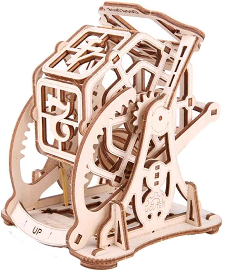 3D Mechanical Treasure Box Wooden Puzzles Pack of 2 H543310