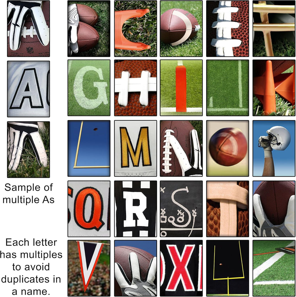 Football Name Art Decor Print X4487