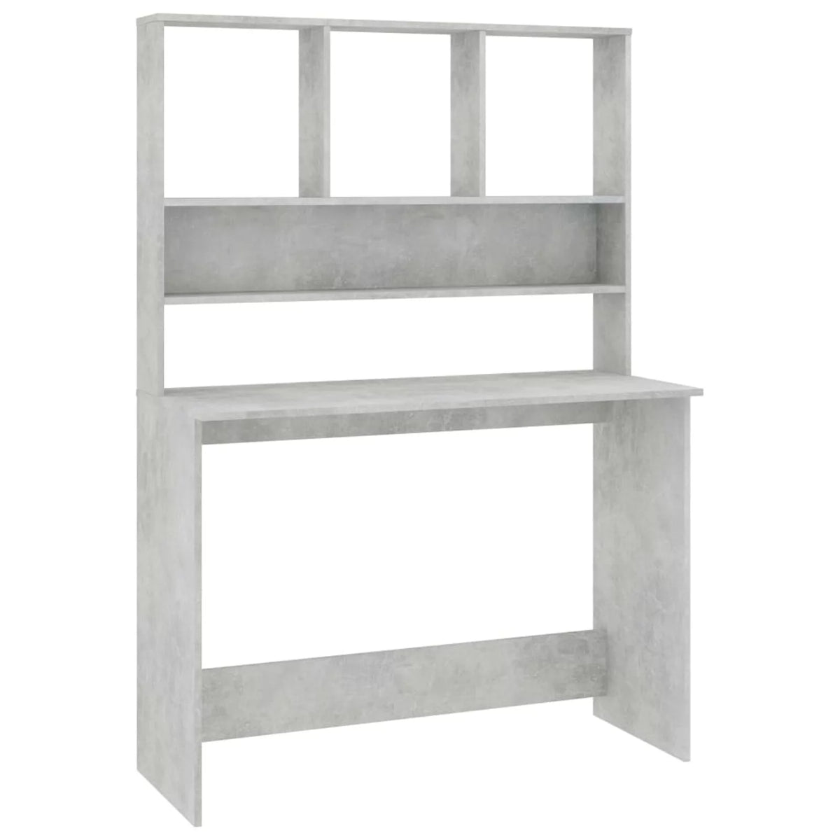 Desk with Shelves Concrete Gray Q54473