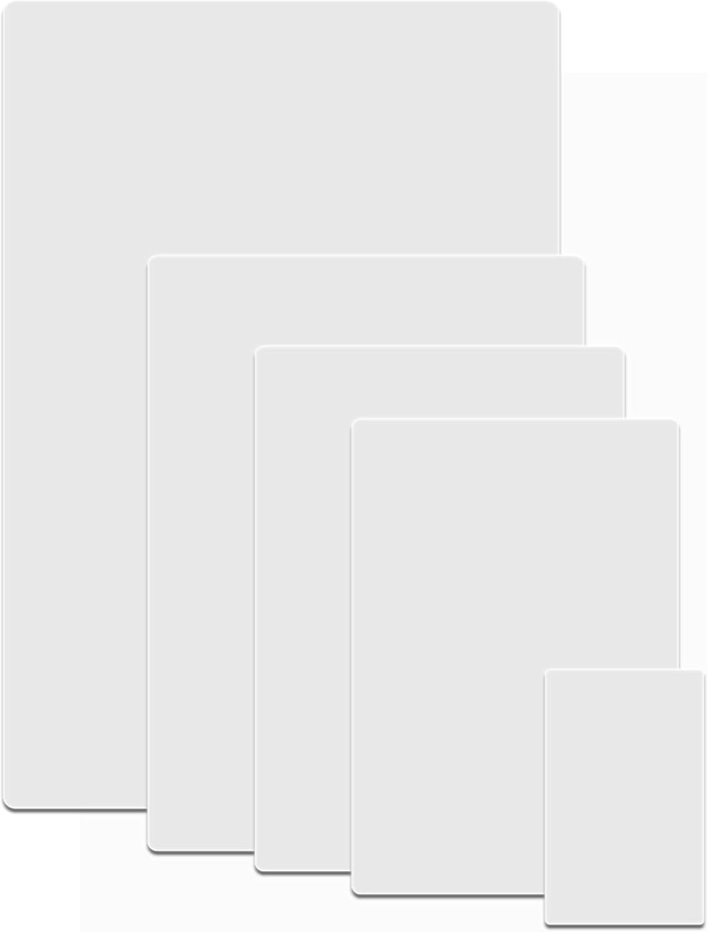 350-Pack Clear Thermal Laminating Pouches, 7 Sizes D793777