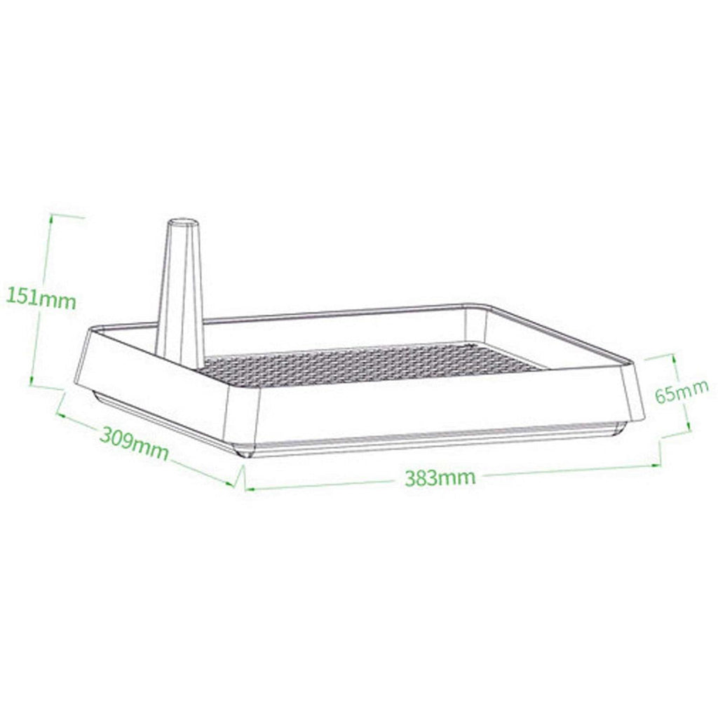 Rabbit Litter Box with Grate Q191