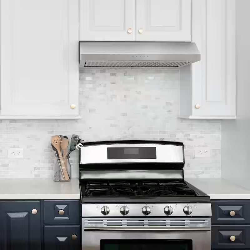 30 in. 340 CFM Convertible Under Cabinet Range Hood in Stainless Steel X632