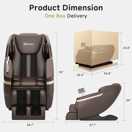 Full Body Zero Gravity Shiatsu Massage Chair Recliner with Heat and Foot Massage G333