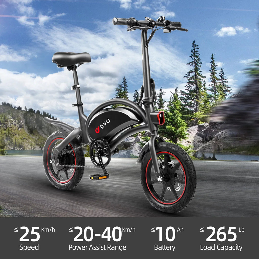14 Folding Electric Bike 250W 36V 10Ah Pedal-Assist N6339