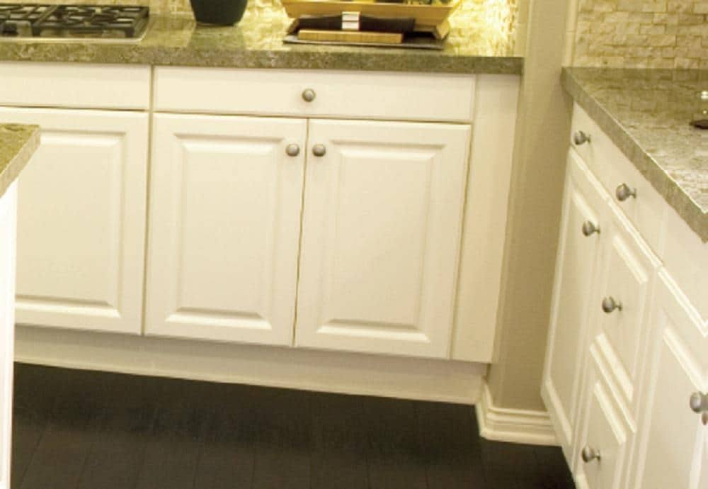 White Raised Square Panel Kitchen Cabinet Door V9344