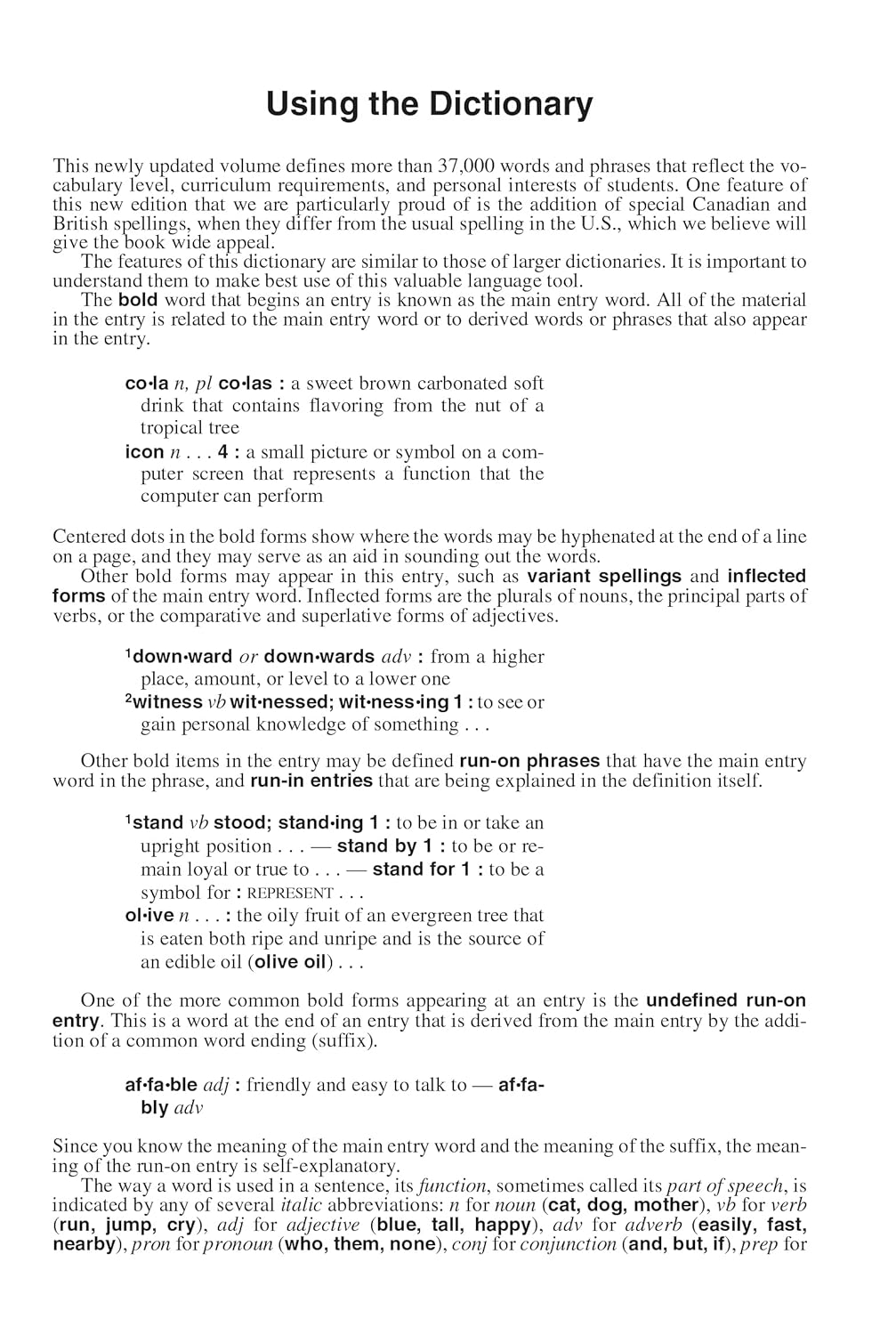 Dictionary for Students O592549