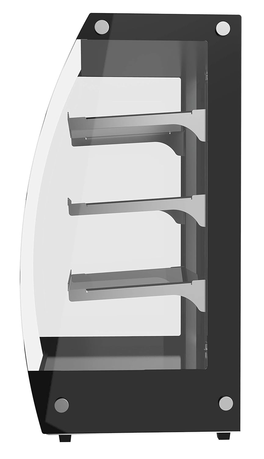 Commercial Glass Bakery Display Case 4 Tier with LED Lighting X6344